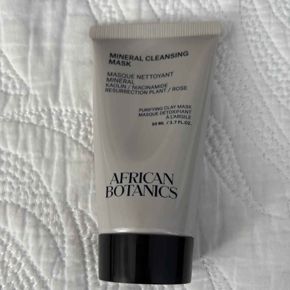 African Botanics Mineral Clay Cleansing Mask NWT